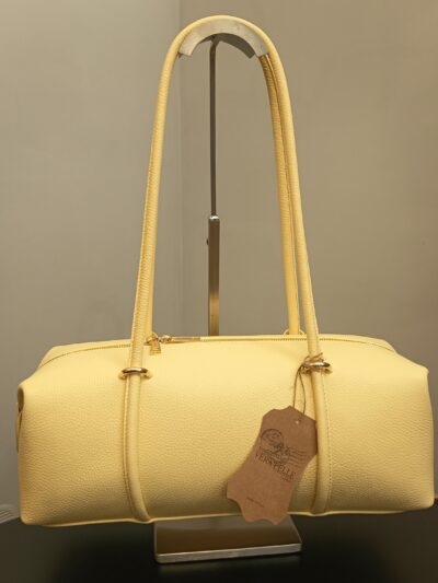 borsa baguette in pelle